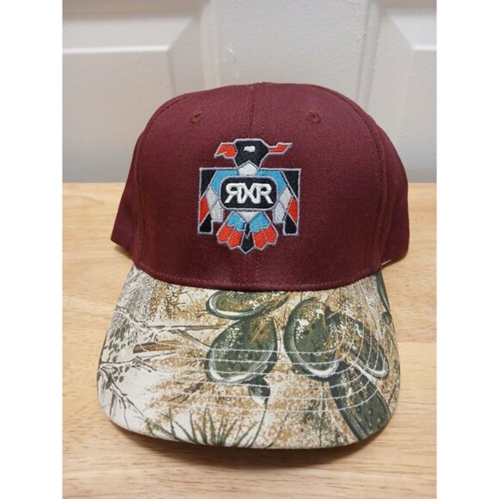 GameGuard Range Riders Hat Adjustable Solid Crown Cap 5000 Maroon Camouflage New